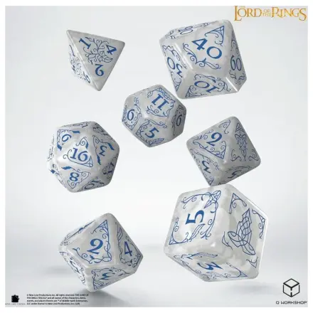 The Lord of the Rings Würfel-Set von 7 Rivendell (Stein) Produktfoto