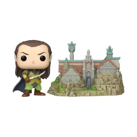 Der Herr der Ringe Funko POP! Town Vinyl Figur Elrond & Rivendell 9 cm termékfotója