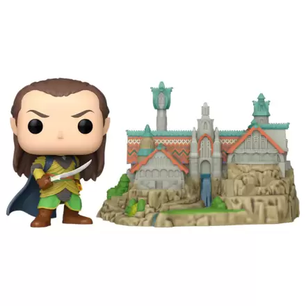 Der Herr der Ringe Funko POP! Town Vinyl Figur Elrond & Rivendell 9 cm termékfotója