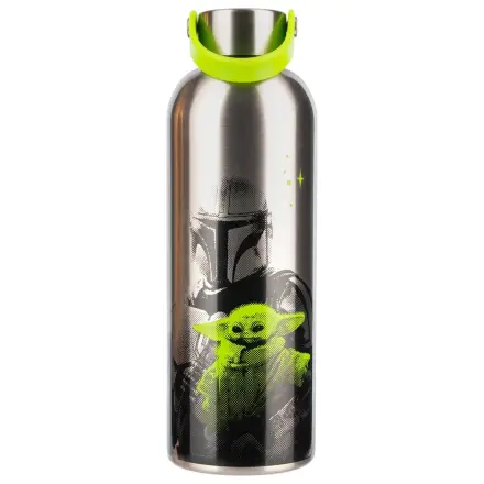 The Mandalorian Metall Wasserflasche Mandalorian & Grogu Produktfoto