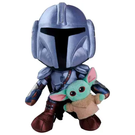 Star Wars Mandalorian mit Grogu Plüschfigur 25 cm Produktfoto