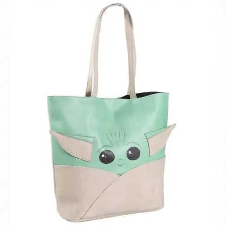 Star Wars The Mandalorian Faux Leather Shopping Tasche Grogu Produktfoto