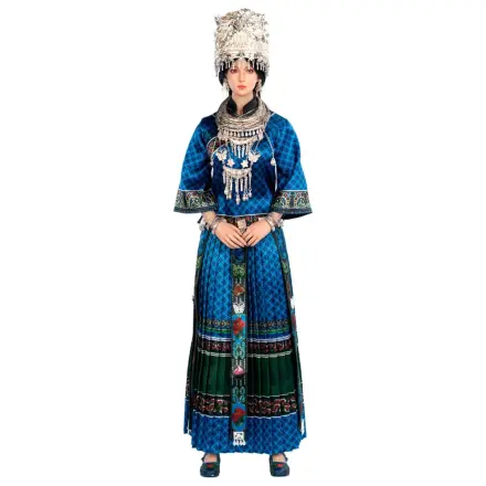 The Miao of China's 56 Ethnic Groups Figur 1/6 Blau 30 cm Produktfoto