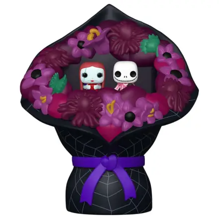 The Nightmare Before Christmas Bitty Funko POP! Blumenstrauß Vinyl Figuren 2er-Pack Sally & Jack Skellington (Valentine) Produktfoto