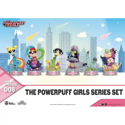 The Powerpuff Girls Mini Diorama Stage Statuen The Powerpuff Girls Series Set 12 cm termékfotója