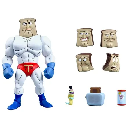 The Ren & Stimpy Show Actionfigur Ultimate Powdered Toast Man 18 cm Produktfoto