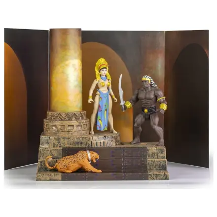 The Savage World of Frazetta Actionfiguren Set Egyptian Queen & The Guard (Museum Edition) 14 cm Produktfoto