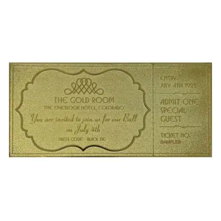 The Shining Replik Gyrosphere Collectible Ticket (vergoldet) Produktfoto