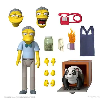 Die Simpsons Ultimates Actionfigur Moe 18 cm Produktfoto