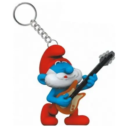 The Smurfs Schlüsselanhänger Papa Smurf mit Gitarre Produktfoto