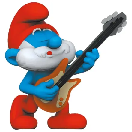 The Smurfs PVC Figur Papa Smurf mit Gitarre 5,5 cm Produktfoto