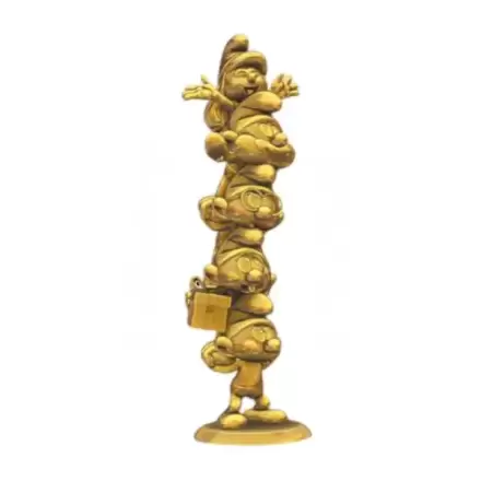 Die Schlümpfe Resin Statue Schlumpfsäule Gold Limited Edition 50 cm termékfotója