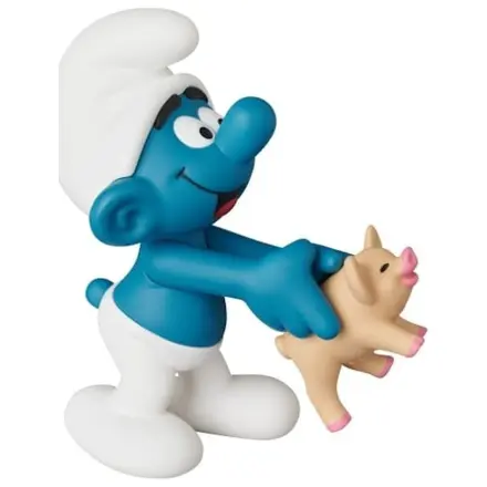 The Smurfs UDF Mini Figur Smurf with Pig 8 cm Produktfoto
