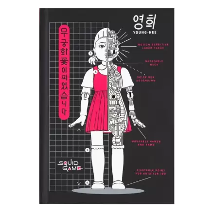 The Squid Game A5 Notizbuch Produktfoto