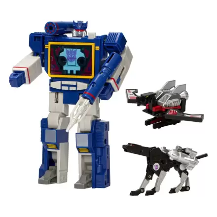 The Transformers Retro G1 Actionfigur Decepticon Communicator Soundwave with Laserbeak & Ravage 18 cm Produktfoto