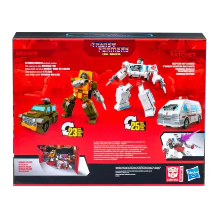 The Transformers: The Movie Studio Series Deluxe Class Actionfiguren 2er-Pack Brawn & Autobot Ratchet 11 cm termékfotója