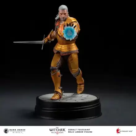 The Witcher 3 PVC Statue Geralt Toussaint Relic Armor 20 cm termékfotója