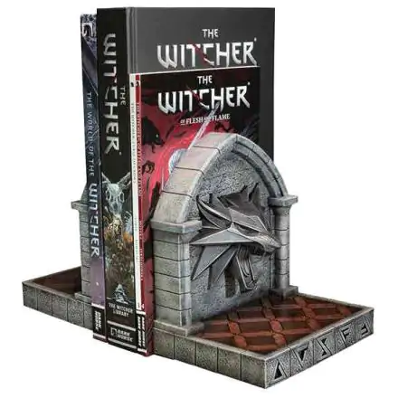 The Witcher 3: Wild Hunt Buchstützen The Wolf 20 cm Produktfoto