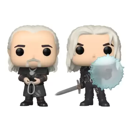 The Witcher POP! Television Vinyl Figuren 2er-Pack Geralt & Vesemir 9 cm termékfotója