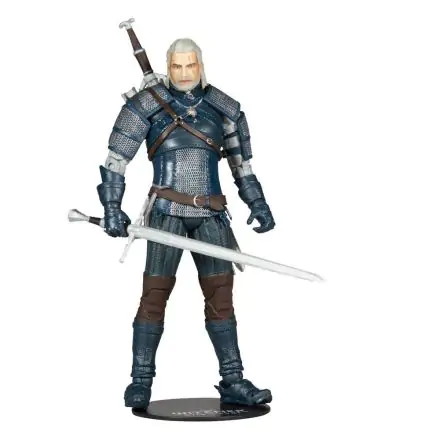 The Witcher Actionfigur Geralt of Rivia (Viper Armor: Teal Dye) 18 cm Produktfoto