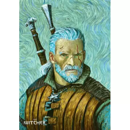 The Witcher III: Wild Hunt Game Art Chronicles Puzzle Geralt inspired by Vincent van Gogh (1000 Teile) termékfotója