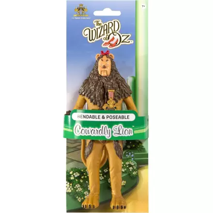 Der Zauberer von Oz Bendyfigs Biegefigur Cowardly Lion (with his Badge of Courage) 19 cm Produktfoto