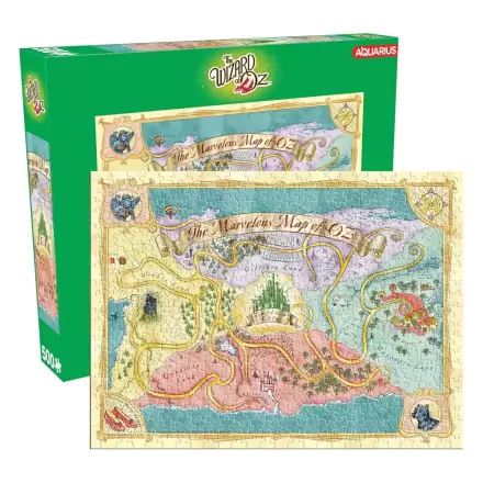 The Wizard Of Oz Map Puzzle (500 Teile) Produktfoto