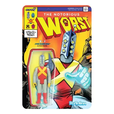 The Worst ReAction Actionfigur Wave 05 Mutant Team X1 The Nameless 10 cm termékfotója