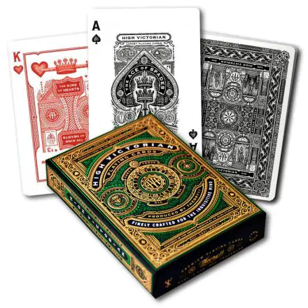 Theory High Victorian Green Poker Kartendeck Produktfoto