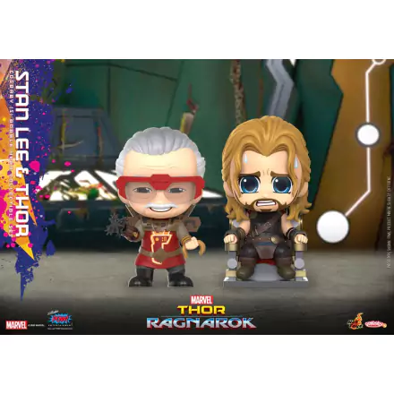 Thor: Tag der Entscheidung Cosbaby (S) Minifiguren Stan Lee & Thor 10 cm termékfotója
