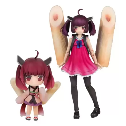 Tohoku Zunko Kunststoff Modell Bausatz 1/12 Plafia Tohoku Kiritan Mini Figur Set 12 cm Produktfoto