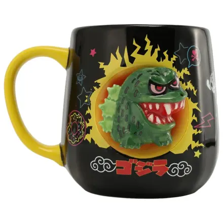 Tokidoki x Godzilla Tasse 2D Relief Figurativ Produktfoto