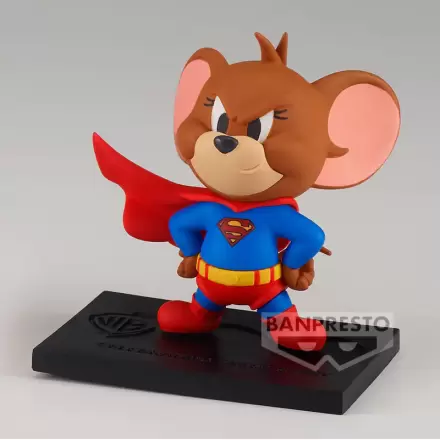 Tom and Jerry 100th Anniversary Warner Bross Jerry as Superman Figur 6cm Produktfoto