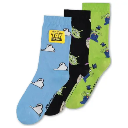 Toy Story 5 Socken 3er-Pack Crew 39-42 Produktfoto