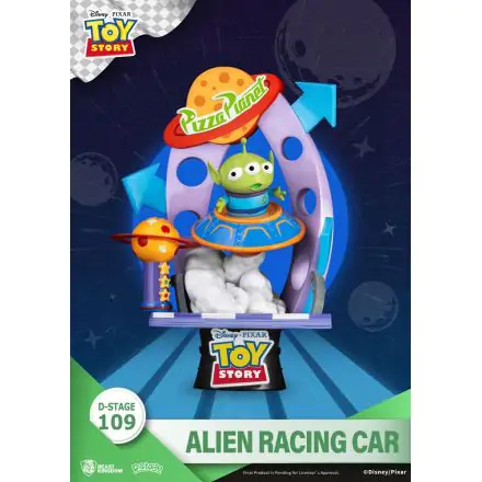Toy Story D-Stage PVC Diorama Alien Racing Car Closed Box Version 15 cm Produktfoto