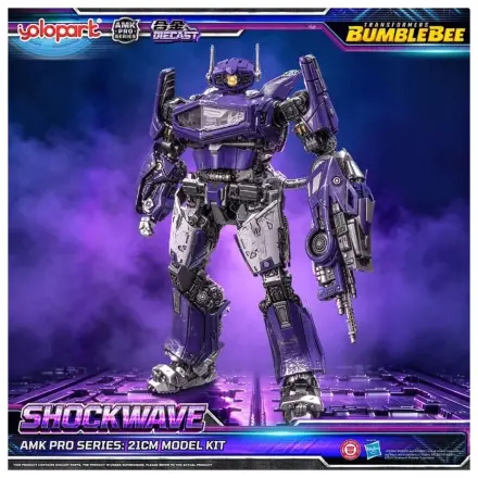 Transformers: Bumblebee the Movie AMK PRO Series Plastikmodellbausatz Shockwave 21 cm Produktfoto