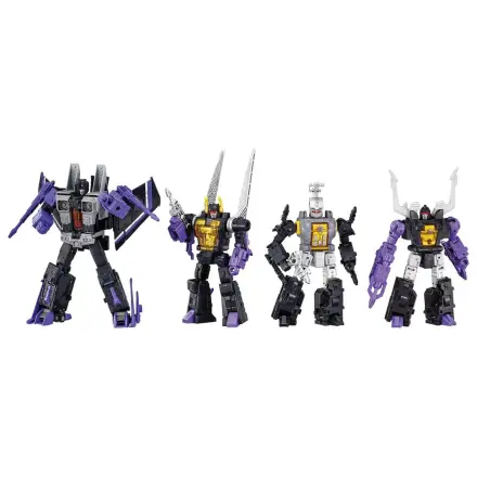 Transformers Dramatic Capture Series Action Figur 4er-Pack Decepticons Part 2 Produktfoto