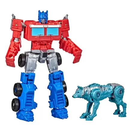 Transformers: Aufstieg der Bestien Beast Alliance Weaponizer Actionfiguren 2er-Pack Optimus Prime & Chainclaw 13 cm Produktfoto