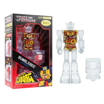 Transformers Super Cyborg Actionfigur Bumblebee (Clear) 28 cm Produktfoto