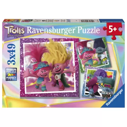 Trolls 3 Puzzle 3x49St Produktfoto