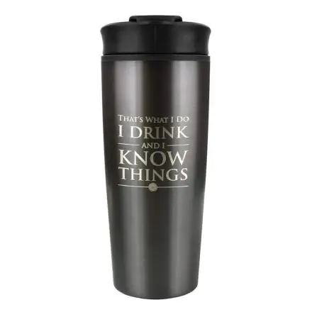 Game of Thrones I Drink And I Know Things Reisebecher termékfotója