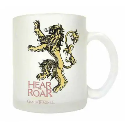 Game of Thrones Lannister durchsichtiger Glasbecher Produktfoto