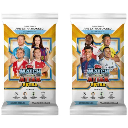 UEFA Champions League Match Attax Extra Trading Cards 2025/26 Booster Packung Produktfoto