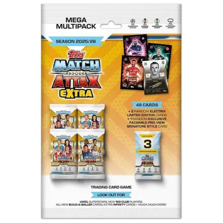 UEFA Champions League Match Attax Extra Sammelkarten 2025/26 Mega Multipack Produktfoto
