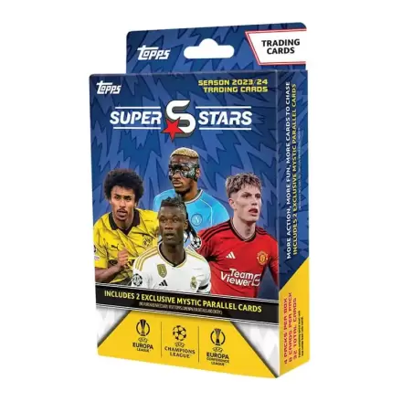UEFA Champions League Super Stars 2023/24 Sammelkarten Hanger Pack *Englische Version* termékfotója