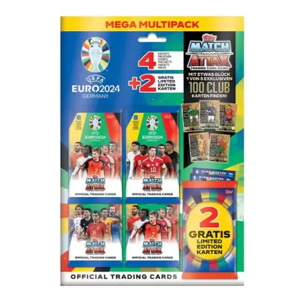 UEFA EURO 2024 Trading Cards 100 Club Mega Multipack *Deutsche Edition* termékfotója