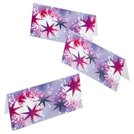 Sitzkarte Frohes neues Jahr 6 Stück Produktfoto