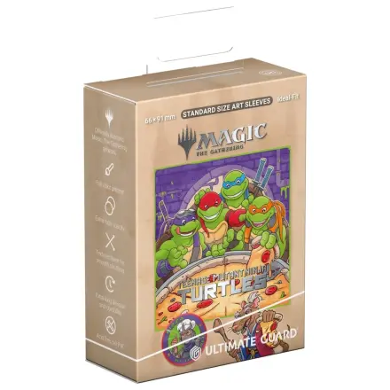 Ultimate Guard Art Sleeves Magic: The Gathering | Teenage Mutant Ninja Turtles - Pizza Box Kartendeck-Hüllen Produktfoto