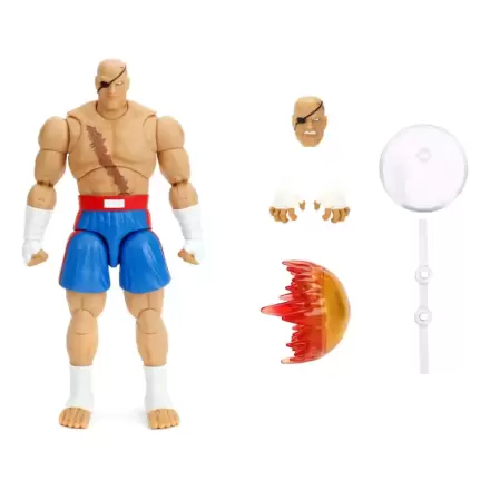 Ultra Street Fighter II: The Final Challengers Action Figur 1/12 Sagat 19 cm Produktfoto