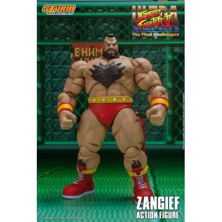 Ultra Street Fighter II: The Final Challengers Actionfigur 1/12 Zangief 19 cm Produktfoto